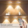 Luce Notturna LED 3 Colori Ricaricabile Type-C Telecomando Wireless Lampada Sottopensile per Cucina Armadio Camera da Letto