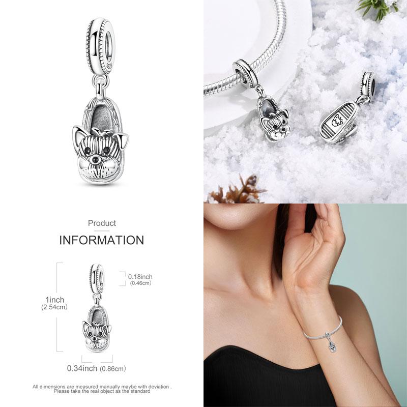 New Boys And Girls Bead Red Dragon Charms Plata De Ley Fit Original Bracelet Diy Jewelry Making Women'S New Year Gift