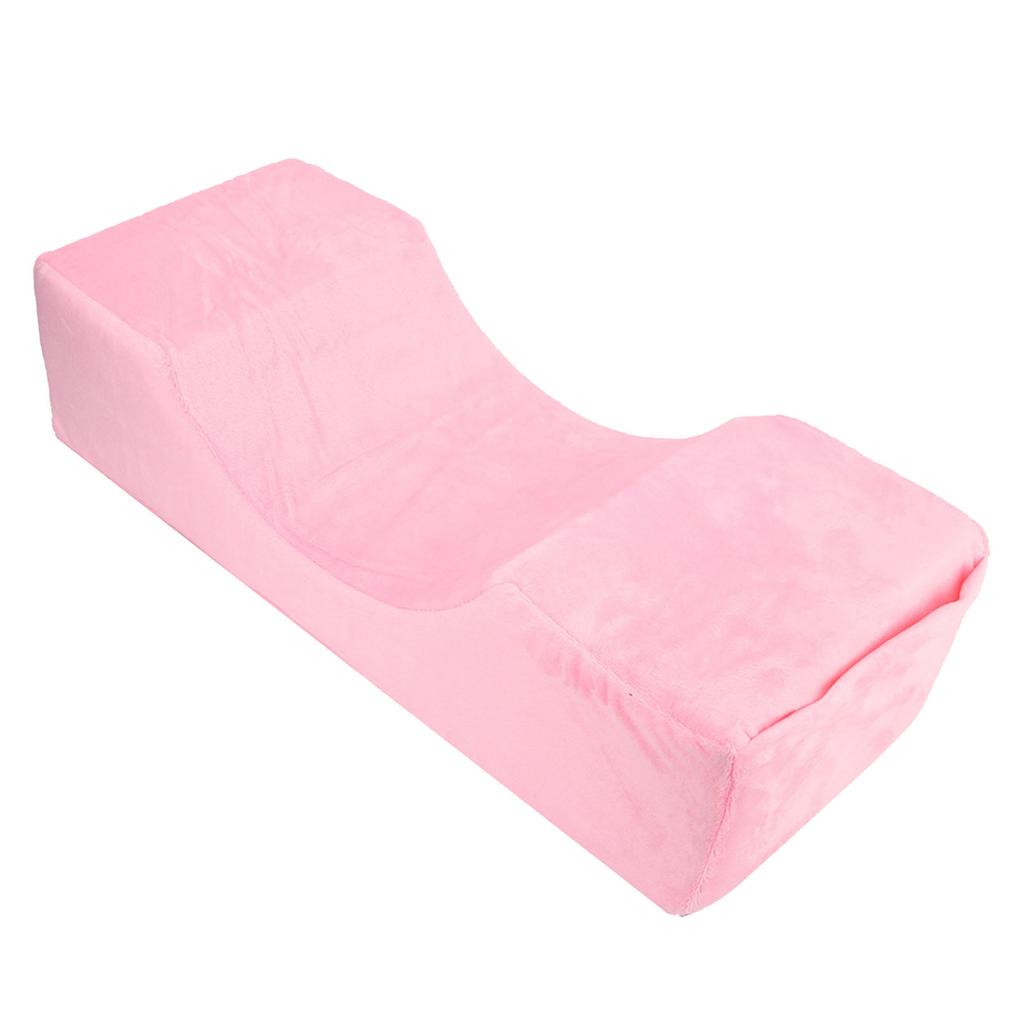 Soft Elastic Eyelash Extension Pillow Beauty Salon Eyelash Grafting U shaped Pillow(Pink )