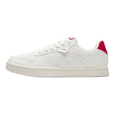 Scarpe da Skate Versatili Semplici Classiche Antiscivolo Leggere a Taglio Basso Uomo Sneakers Bianco Rosso 112448015R-1