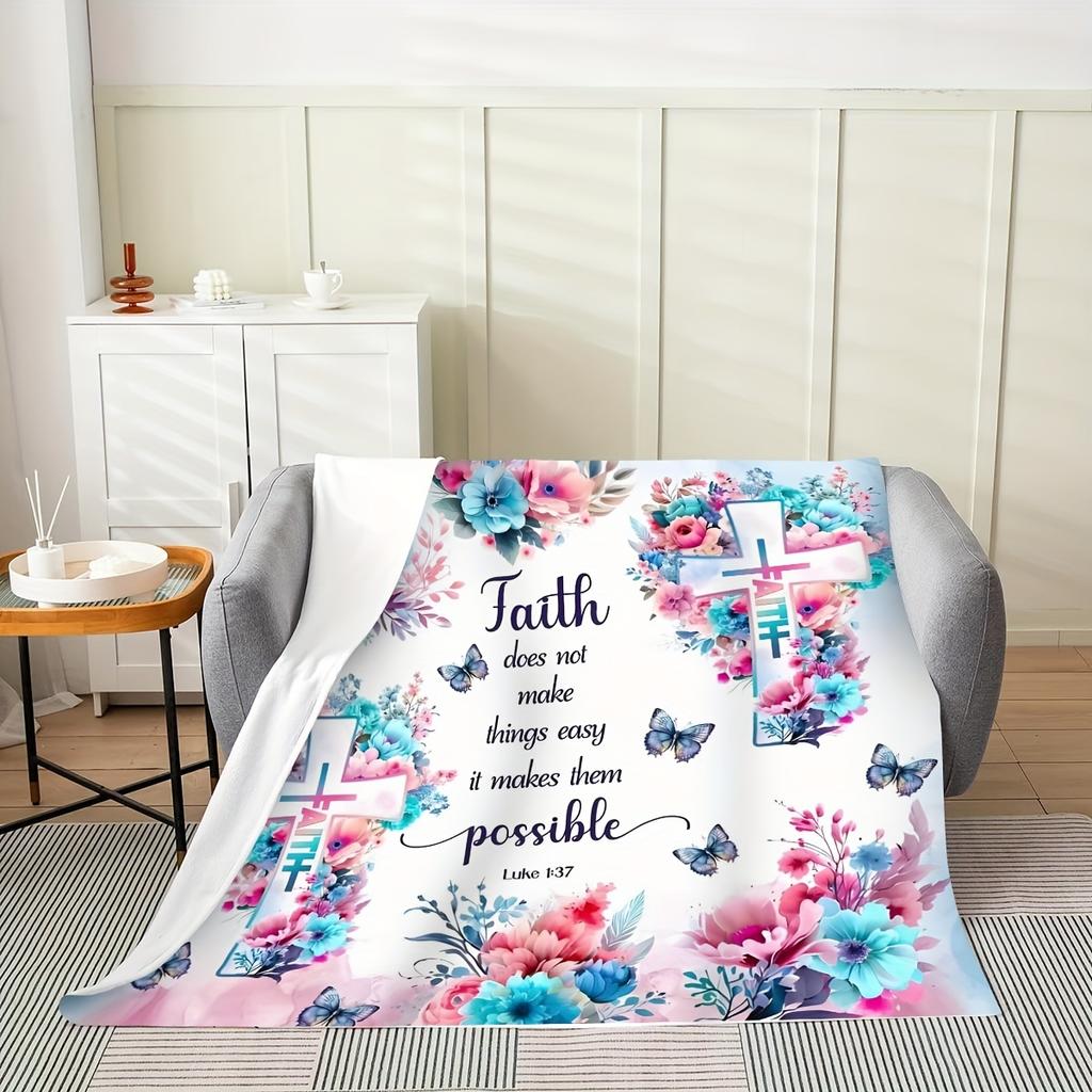 A Soft Fleece Blanket Gift for Religious Enthusiasts