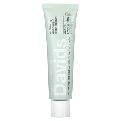 Premium Toothpaste, Whitening + Tartar Removal, Natural Peppermint, 50G(1.75Oz)