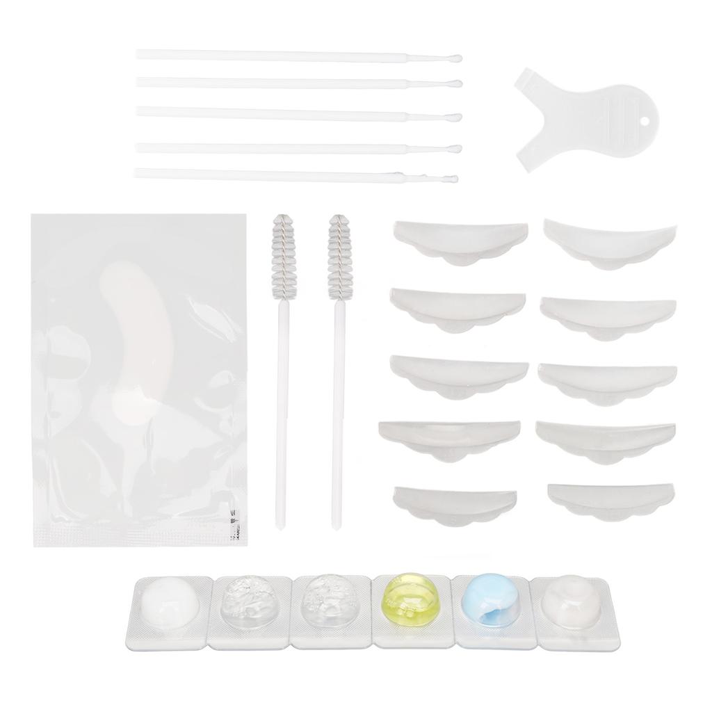 Eyelash Perm Kit Professional Disposable Semi Permanent Safe Mild Curling Lash Lift Kit 12ml Liquid