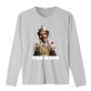 The King Mascot Burger T Shirt Vintage Washed Breathable Comfortable Unisex Soft Designer Clothes Fashion Graphic