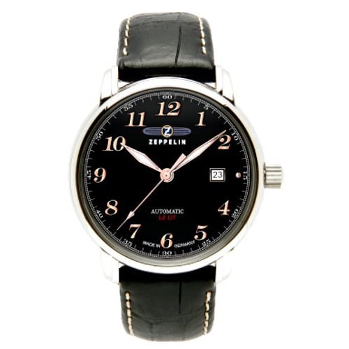 

Graf Zeppelin Men s Watch, LZ127, Black, 76562 [Official Import]