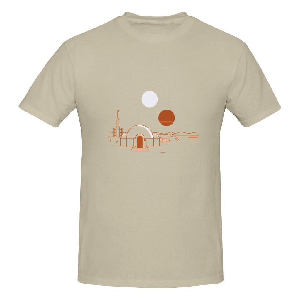 Tatooine Vintage Travel Slimming Tshirt Minimalist Street Style Quickdrying Basic Tee
