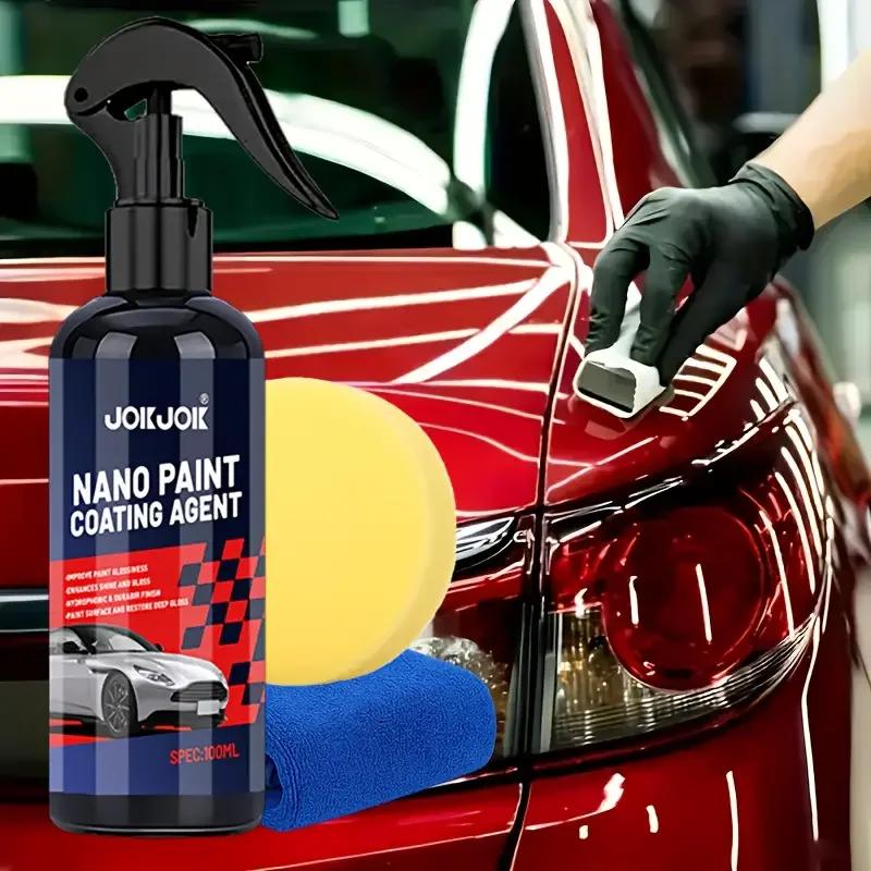 JOKJOK 3-in-1 Magnetic Spray Car - Nano Polishing, High-quality and Scratch Resistant Formula, High-definition Definition Gloss,