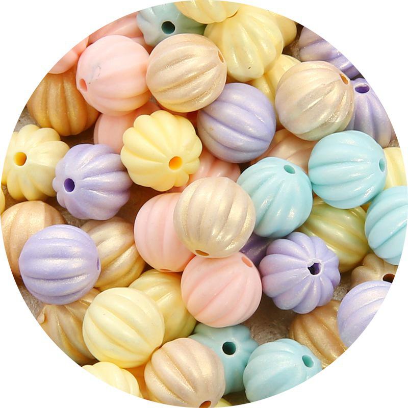 Macaron Acrylic Beads for DIY Jewelry Making - Straight Hole