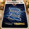 Flannel BlanketBIRMINGHAM CITY Football Custom Name Text Personalized Soft Warm Throw Blanket Home Decor Gift