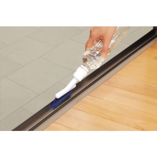 IWA Window and Sash Cleaning Tool, Slim Bottle Brush, White