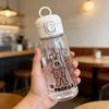 Bouncing Straw Water Bottle With Logo Portable Waterproof For Office And Travel