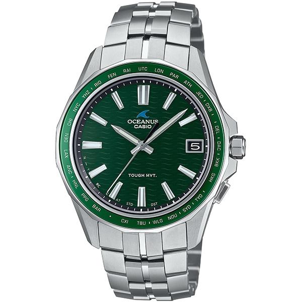 

Чоловічий годинник CASIO OCEANUS OCW-S400-3AJF [OCEANUS Manta OCW-S400] Круглий Срібний Титан Аналог