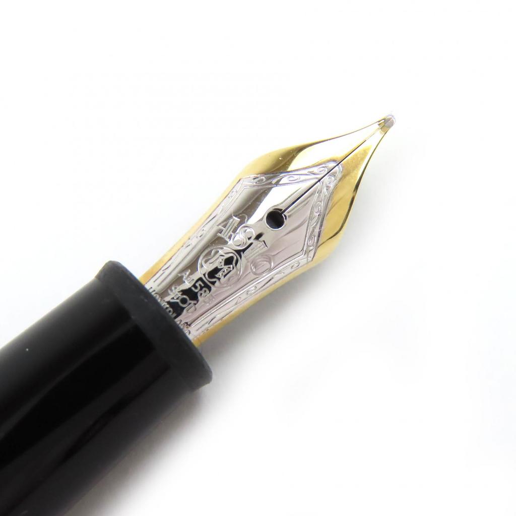 Pristine MONTBLANC fountain pen Meisterstück 145 black 14K mens Used