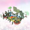 LIOOBO Military Vehicle Set, Simulation Military Scene Toy Set with Tanks, Aircraft, and Soldier Models, DIY Sandbox Play, Army Figures, Gift for