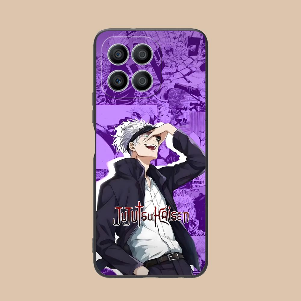 Jujutsu Kaisen Satoru Gojo Phone Case for Honor 90 80 70 60 50 30 20 10 9 8 7 Pro S SE Lite 5G Colorful Printing Cover Cover
