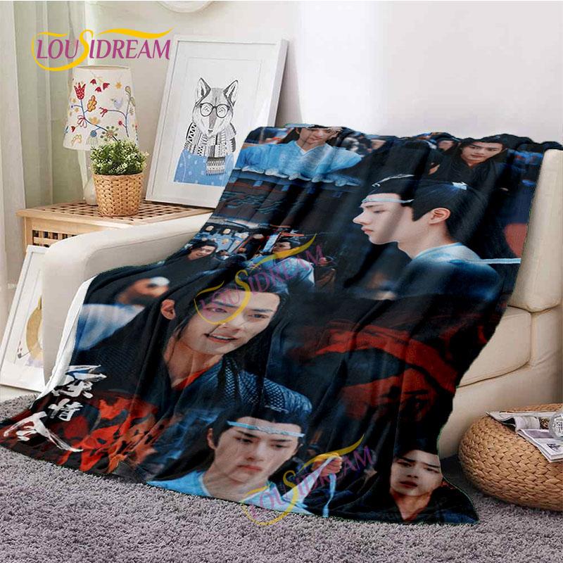 The Untamed Flannel Throwing Blanket Sofa Bed Home Office MoDaoZuShi Weiwuxian Blanket Practical Gifts for Friends and Family.