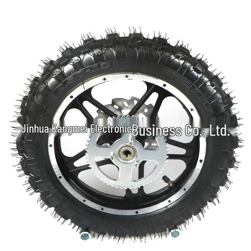 Motorcycle Scooter Tire & Wheel Set for CRF50 XR50 PW50, Includes Brake Disc & Sprocket