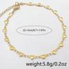 1pc of Stylish Heart-Shaped Connected Anklet, Stainless Steel Jewelry, Women'S Fashionable Anklet, Female Additions, Random Number of Heart Shapes