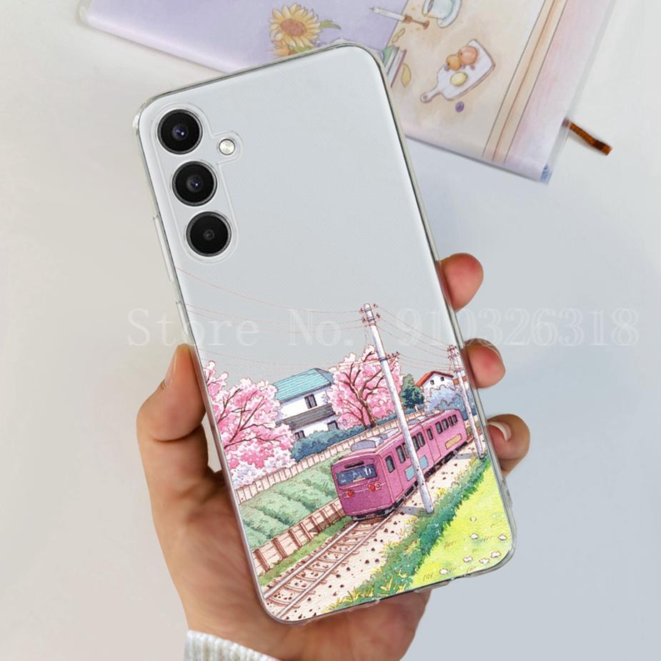 For Samsung Galaxy A14 A24 A34 A54 Case New Fashion Painted Cover Soft Silicone TPU Phone Case For Samsung A54 A 14 24 34 Fundas