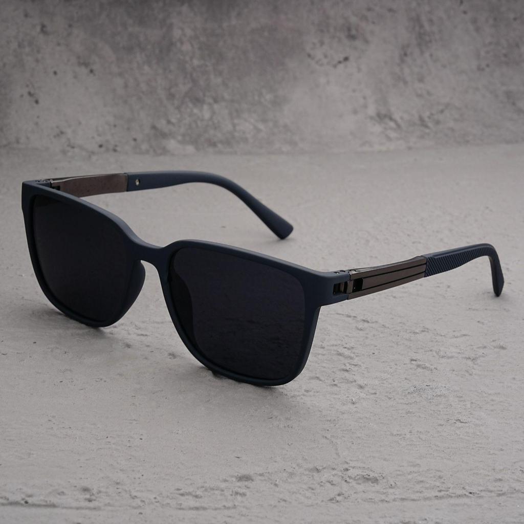 25 New Men's European-American Polarized Square Sunglasses for Travel, Driving & Outdoor Sports