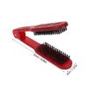 V-Form Design Haarglättbürste Schienenstruktur Haarstylingkamm für den Heimgebrauch