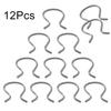 Crank Retainer Door Handle Wind Horseshoe Clip Set Sliver