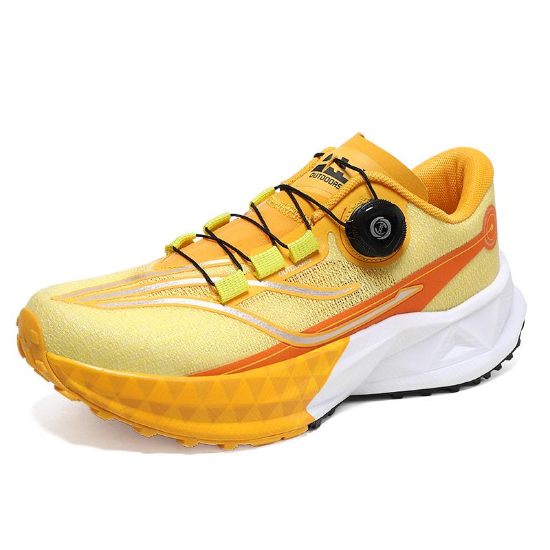 

Running Shoes Men Shoes Lace-up Sports Breathable Shoes Women Lightweight Mesh Anti-slip Low-top Comfort Casual Shoes Men 36 жёлтый