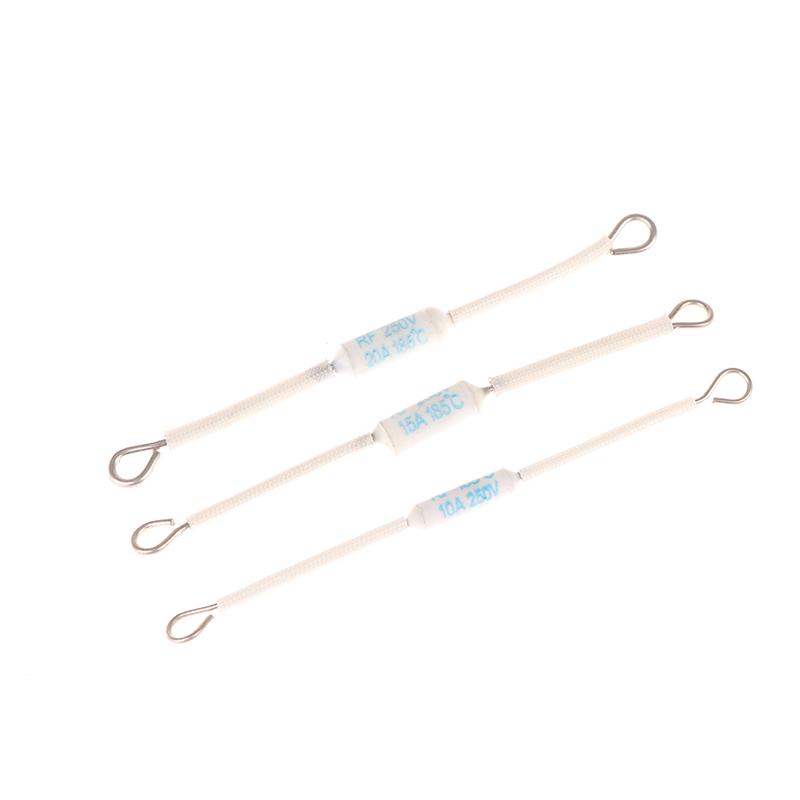 10 Stück Rf250V 10A 15A 20A 185 Grad Thermoschutz Rf 250V Keramik Reiskocher Thermosicherung Links für Elektrischen Reiskocher