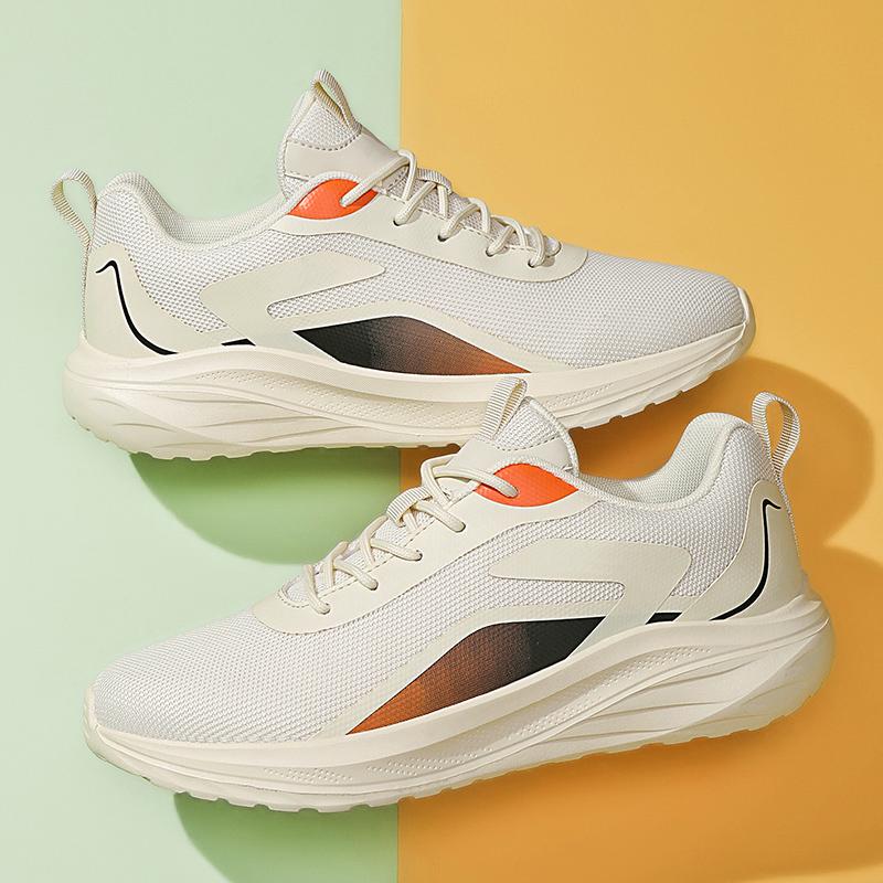 Men Running Shoes Flat EVA Lightweight Summer Gym Jogging Shoes 2025 New Mesh Lace-up Casual Sports Shoes for Man Sneakers