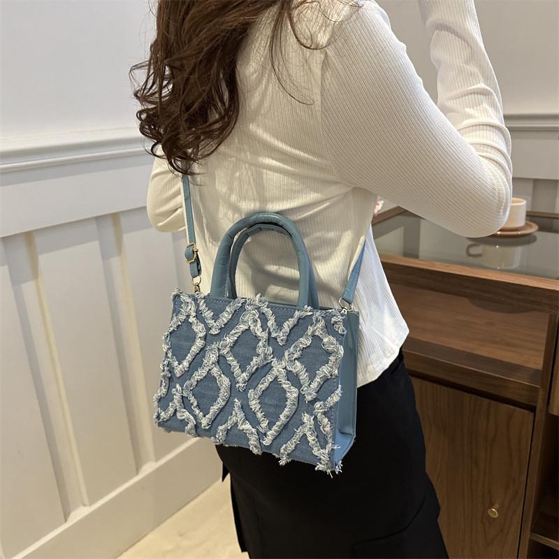2024 Trendy Simple Small Square Bag Vintage Handbag Casual Crossbody Bag For Women