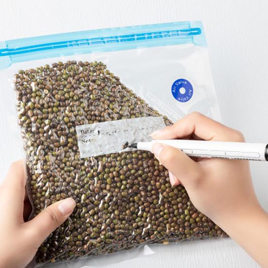 10Pcs Reusable Vacuum Seal Bags Food Grade BPA Free Leak Resistant Portable Easy To Use Vacuum Storage Bags