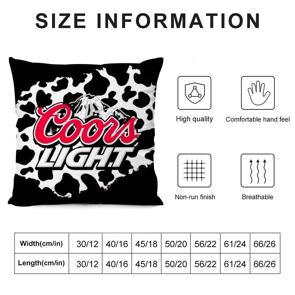 Classic C-Coors Cushion Cover Pillowcase Ultra Soft Skin Friendly Fabric Cloud Like Comfort & Concealed Zipper
