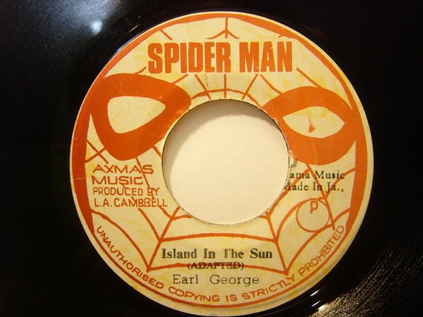 

7-дюймовая пластинка EARL GEORGE Island In The Sun NONE Человек-паук Ямайка Регги Ска Даб Б/у