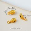 Year of the Horse Sand Gold Non-Fading Drip Oil Beaded DIY Bracelet and Jewelry Accessories.