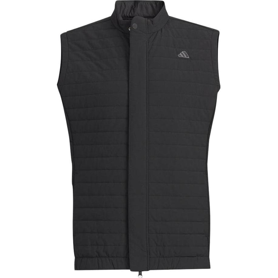 

Adidas однотонный логотип воротник стойка жилет мужской жилет черный IA2612 S