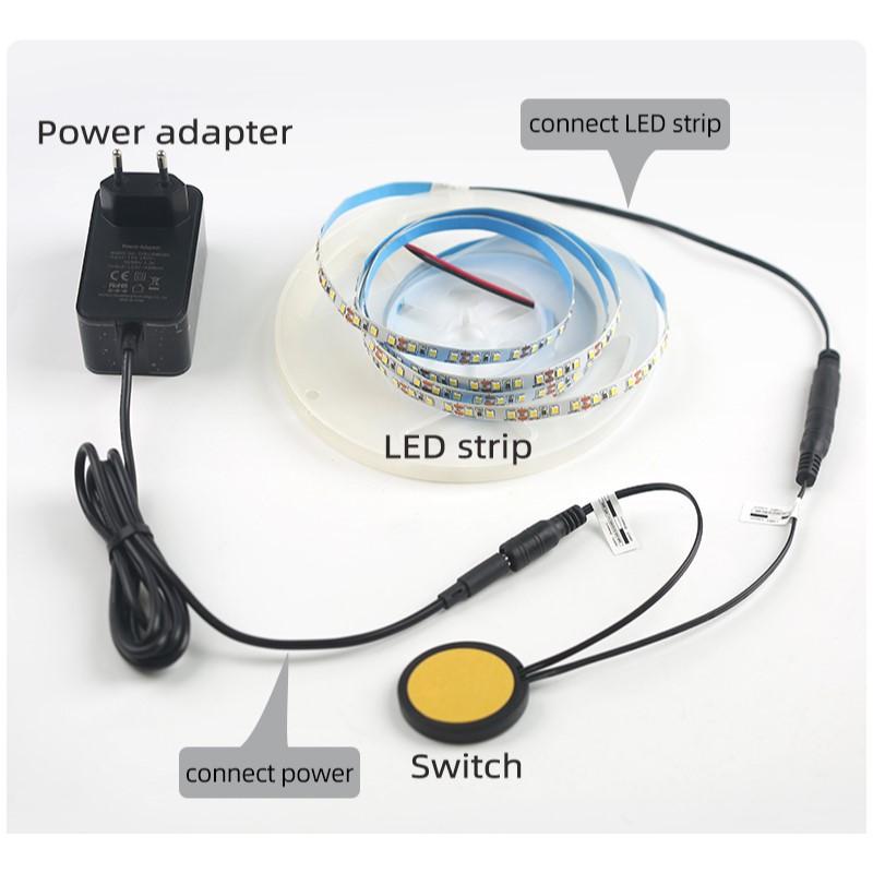 Touch Sensor LED Light Switch Control Dimmer 12V 24V Inductive Switches for Penetrating 40mm Wood/Marble Board