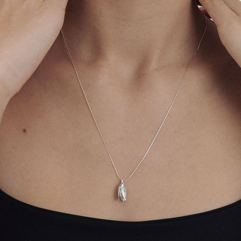 

lalasalama Bud NECKLACE Silver