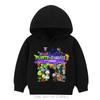 Boys Hoodie Age 4-14 Plants HD Print Zombies Thin Girls Pullover Girls Casual Wear Fall Hoodie Long Sleeve Polyester New Arrivals 2025