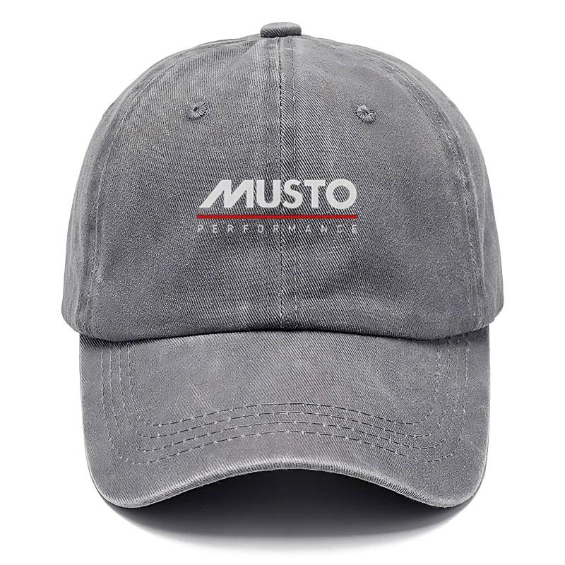 

Musto Performance Кастомна Бейсболка з Бавовни Vintage Washed Унісекс Ретро М який Козирок Регульована Кепка Snapback Для Активного Відпочинку