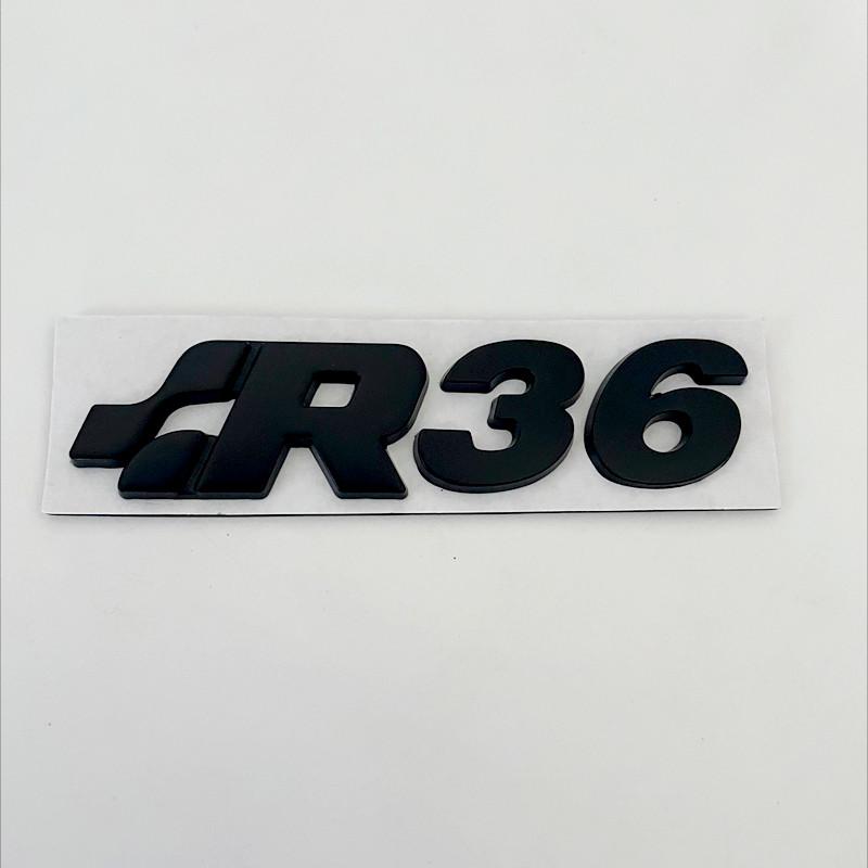 ASGBH1 3D Metall R32 R35 R36 Kofferraum Heck Emblem Abzeichen Aufkleber Für VW SR32 SR35 SR36 Volkswagen Golf MK4 Passat Tiguan
