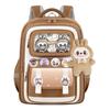 Shool Backapck 10pcs Sets Bag LABUBU Schoolbag Children's Primary School Students Grade 1-6 Backpack To Reduce The Burden On The Backpack
