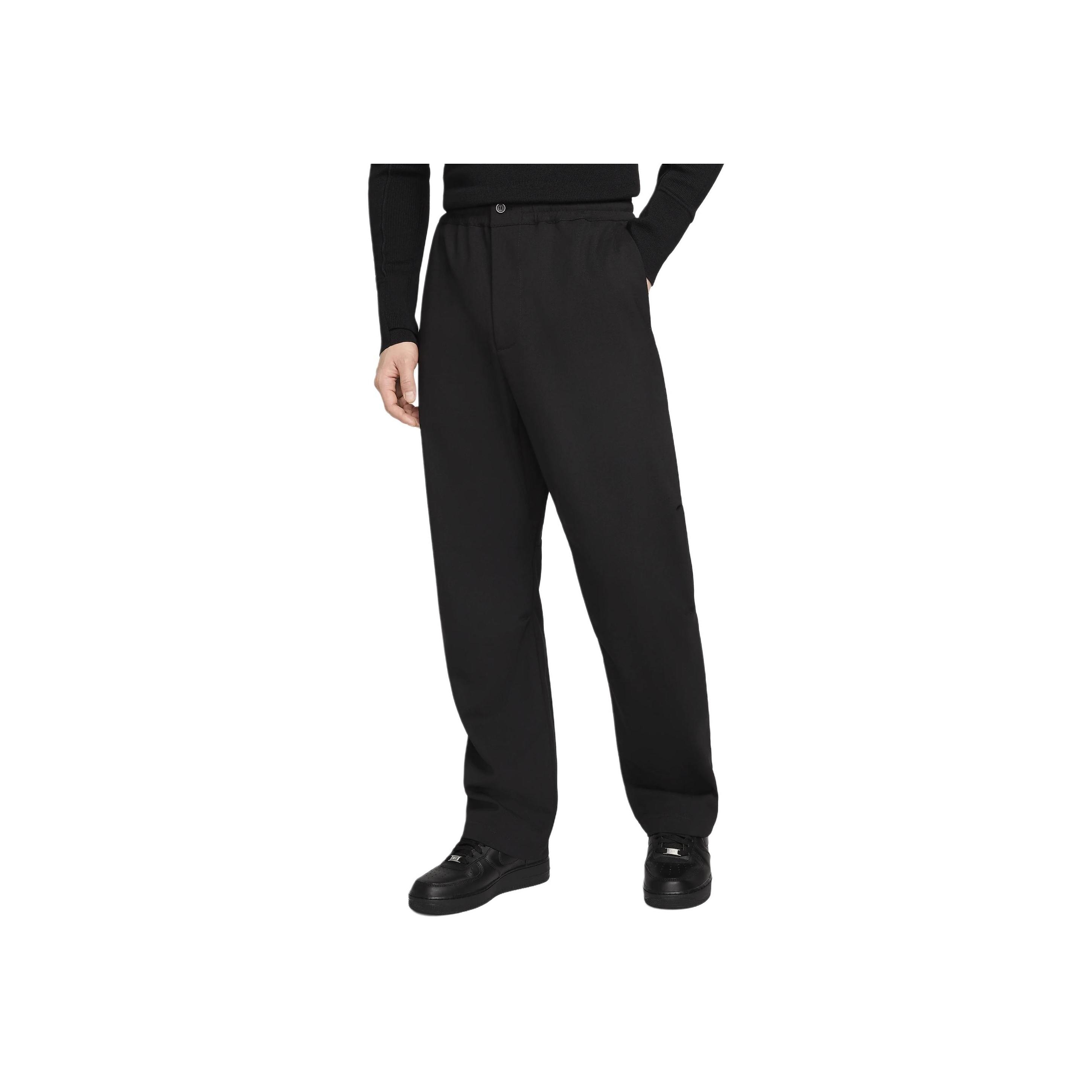 

Nike Every Stitch Considered Stretch Solid Color Fashion Lace-Up Mid-Rise Casual Pants Men Bottoms Black FD6433-010 L