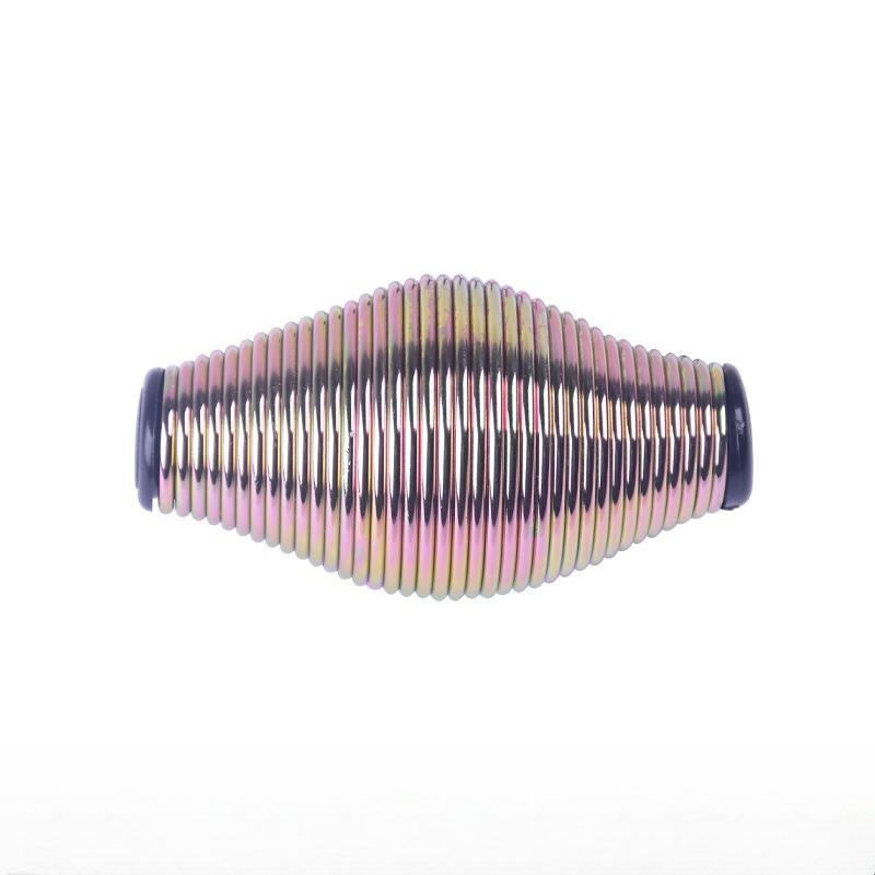 1 Stück Federgriffball Metallgriff Krafttraining Hand Dekompression Entspannung Rehabilitation Elastischer verchromter Fingertrainer