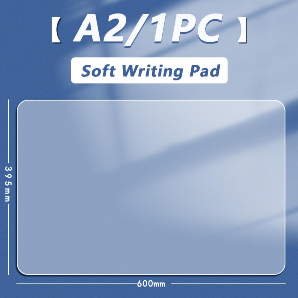 Non-Slip PP Office Desk Mat Transparent Waterproof Writing Pad A2/A3/A4/A5/16K Drawing Mat Students