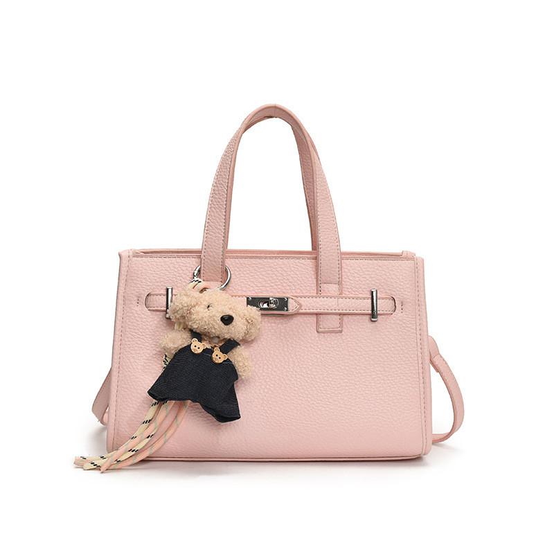 Solid Color Pu Medium Shoulder Bag For Ladies With Zipper Closure Daily Use Fashion Crossbody Purse