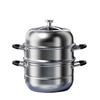 Jinsaozi 3-Layer Stainless Steel Steamer Pot