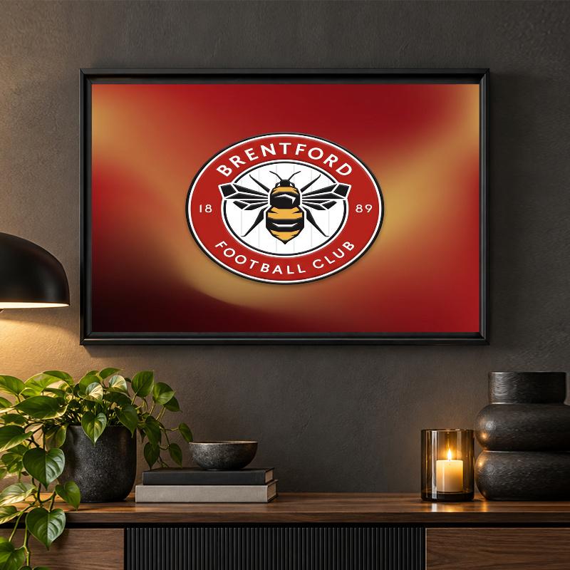 Brentford Football Diamond Painting Kit 5D Full Drill DIY Diamond Mosaic Wall Art Home Decor