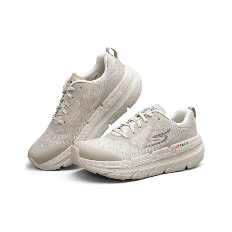 Skechers Comfortable Lightweight Sports Shoes With Cushioning Support Anti-Tipping Versatile Running Shoes Men Sneaker 54450-NAT