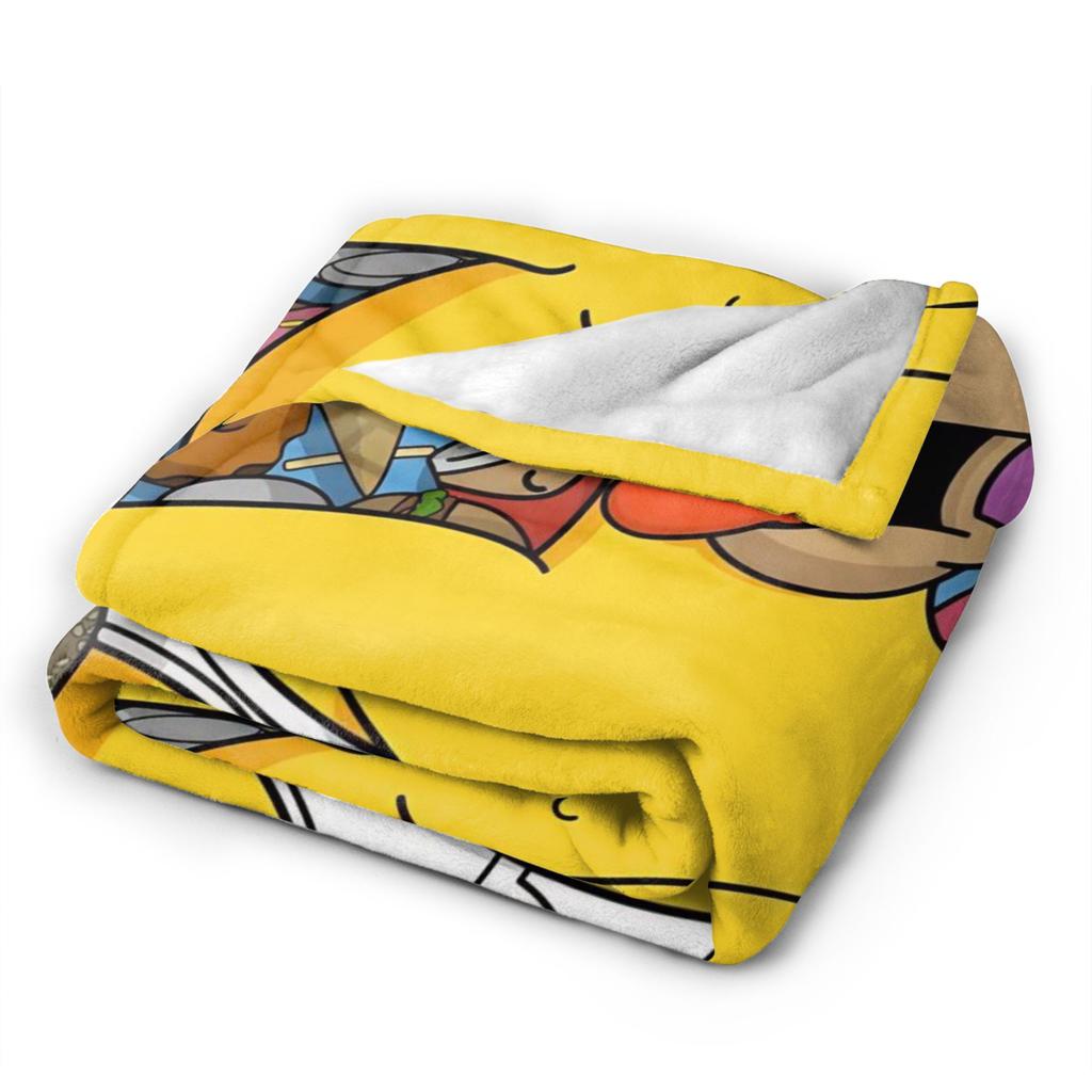 T-The Simpsons Warm Soft Blankets Girls Boys Plush Throw Blanket Novelty Couch Chair Flannel Bedspread Sofa Bed Cover