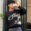 European and American Autumn and Winter Street Fashion Personalized Jacquard Casual Knitted Pullover Sweater